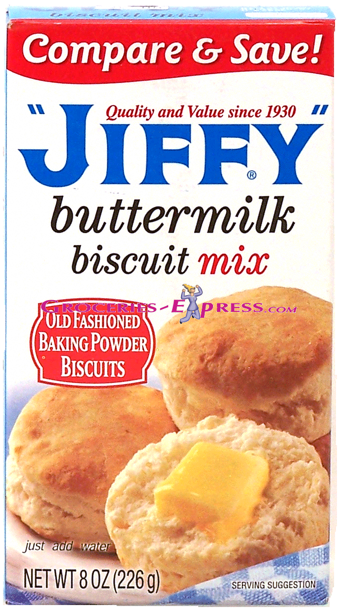 Jiffy  buttermilk biscuit mix, old fashioned baking powder biscuits Full-Size Picture